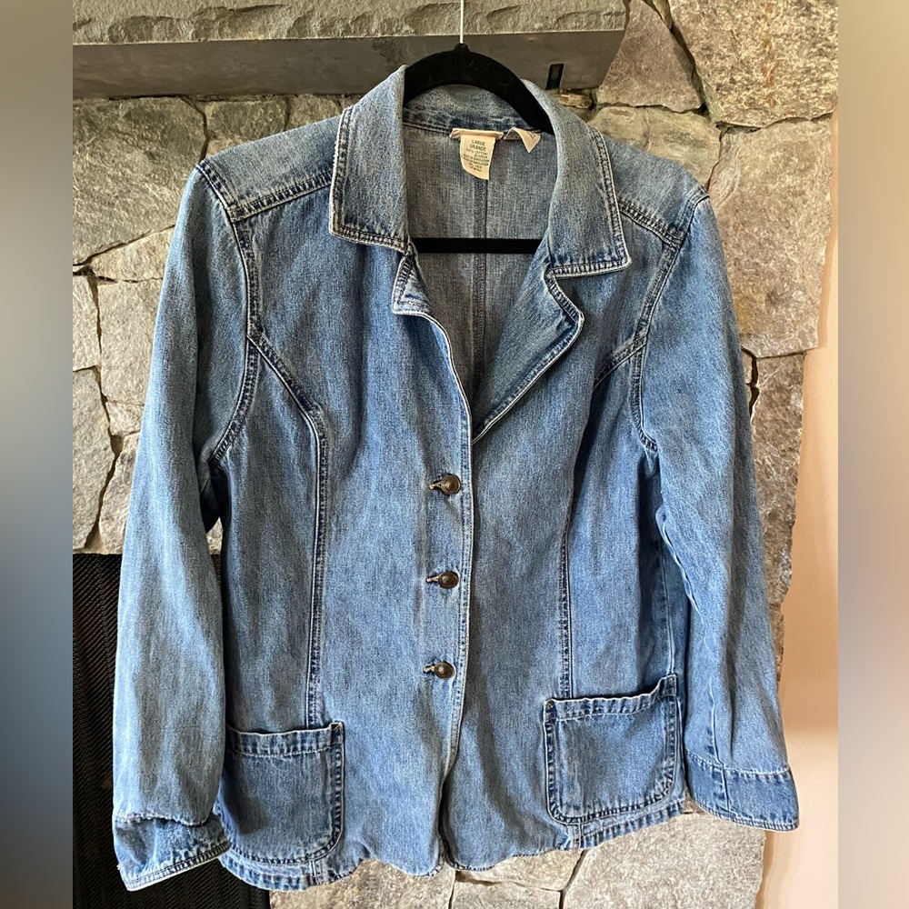 Denim blazer